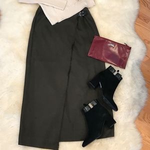 Burberry maxi skirt